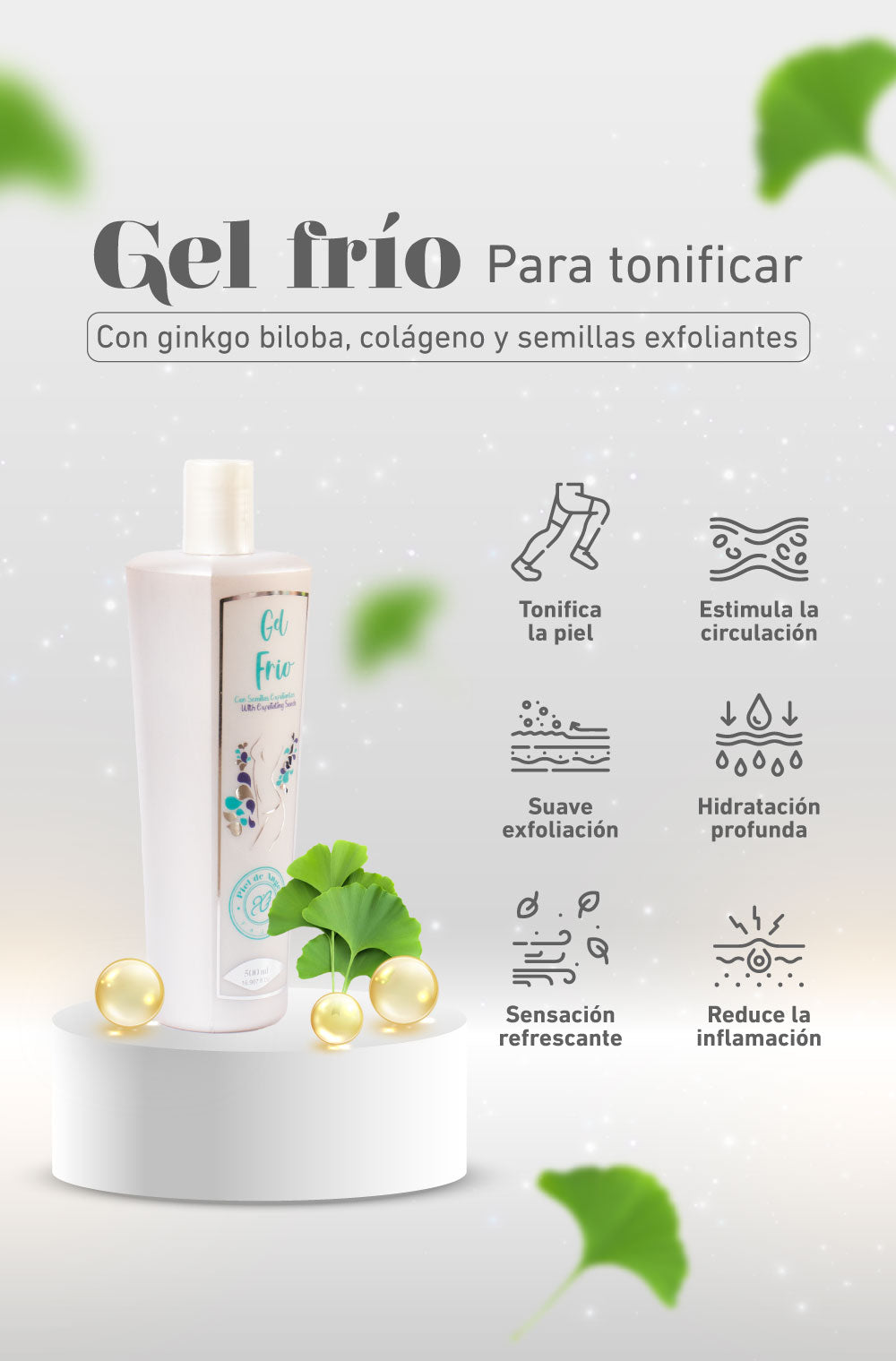 KIT COPA SUECA 210 + GEL FRIO PIEL DE ANGEL