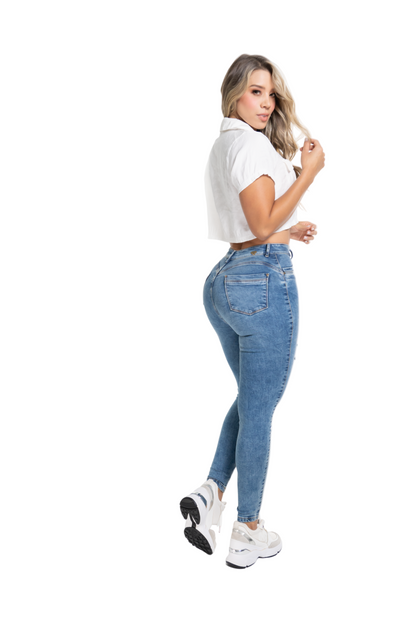 JEANS PDA -DIRTHY - 3002 Fajas Piel De Ángel