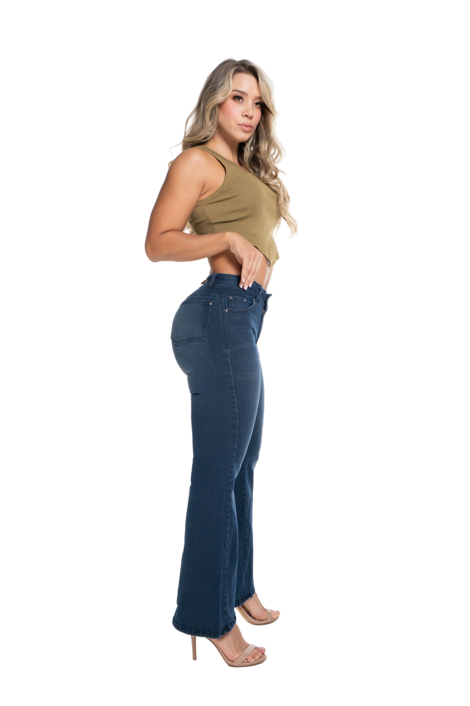 JEANS PDA - AZUL OSCURO - 3007 Fajas Piel De Ángel