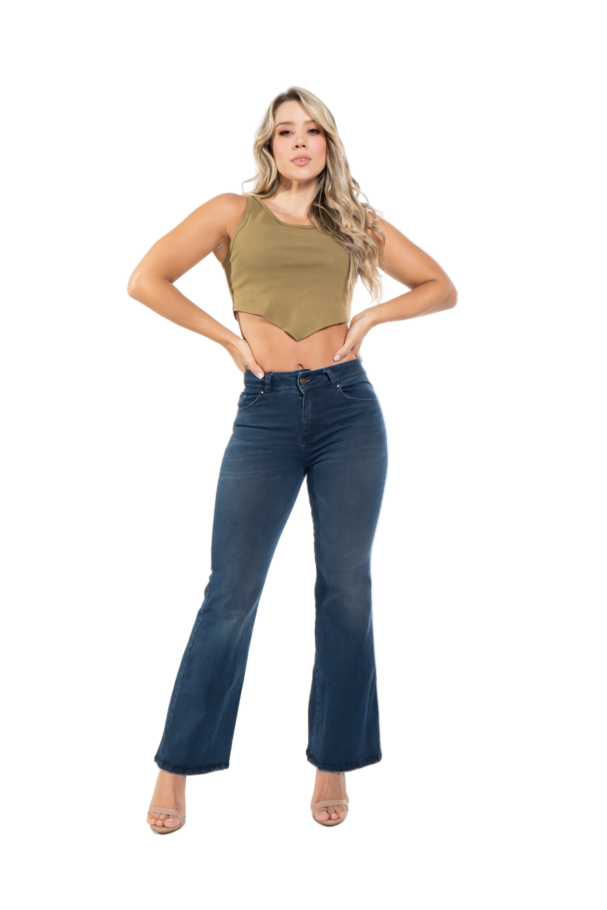 JEANS PDA - AZUL OSCURO - 3007 Fajas Piel De Ángel