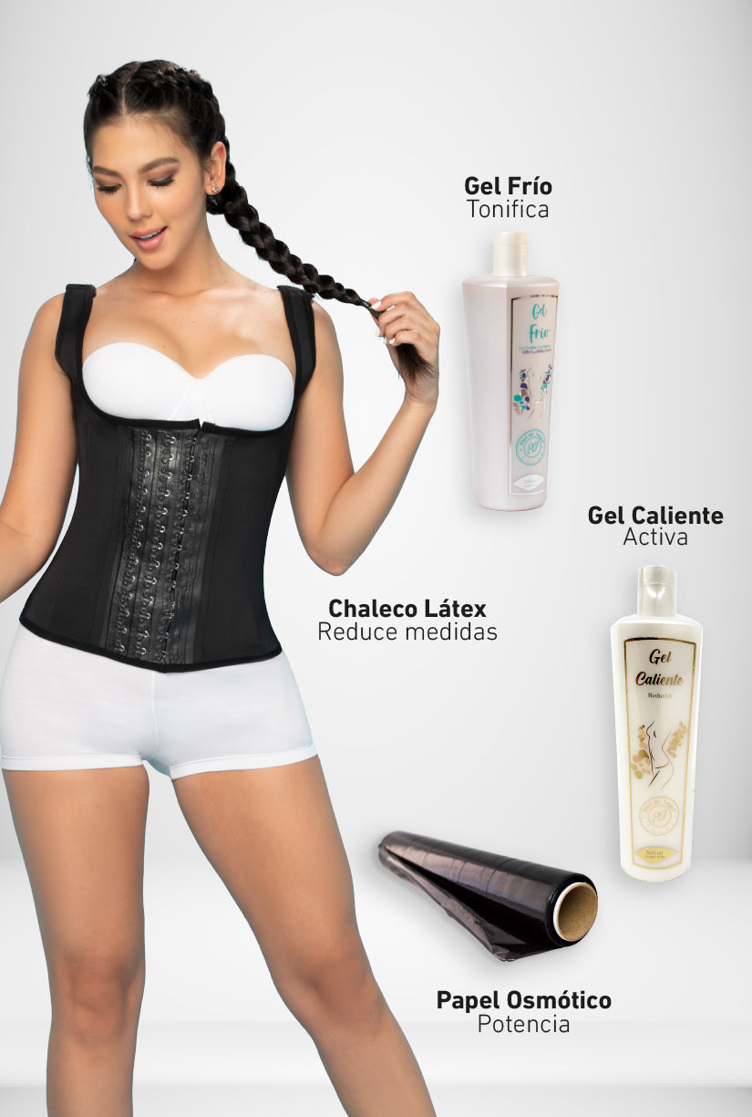KIT REDUCTOR CHALECO Fajas Piel De Ángel
