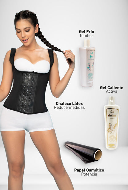 KIT REDUCTOR CHALECO Fajas Piel De Ángel